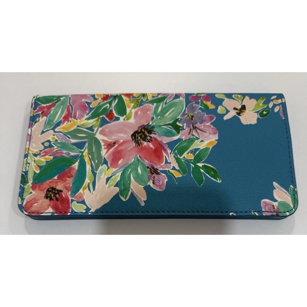 Anthropologie La Tinta Floral Passport Folder Travel Wallet